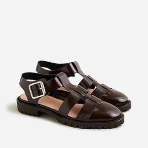 J. Crew Lug-Sole fisherman sandals 9.5 new